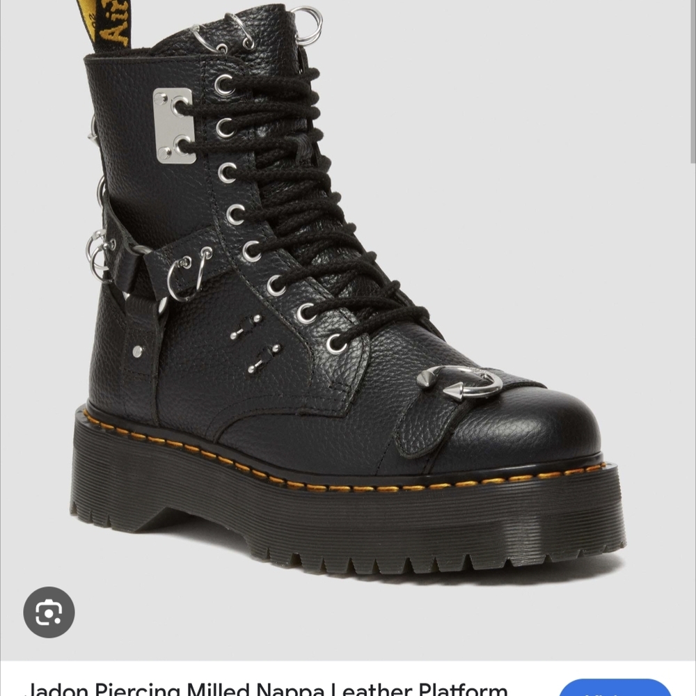 NOT FOR SALE!!!! LOOKING FOR DRMARTENS - IADON PIERCING NAPPA LEATHER PLATFORM